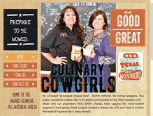 Tablet Screenshot of culinarycowgirls.com